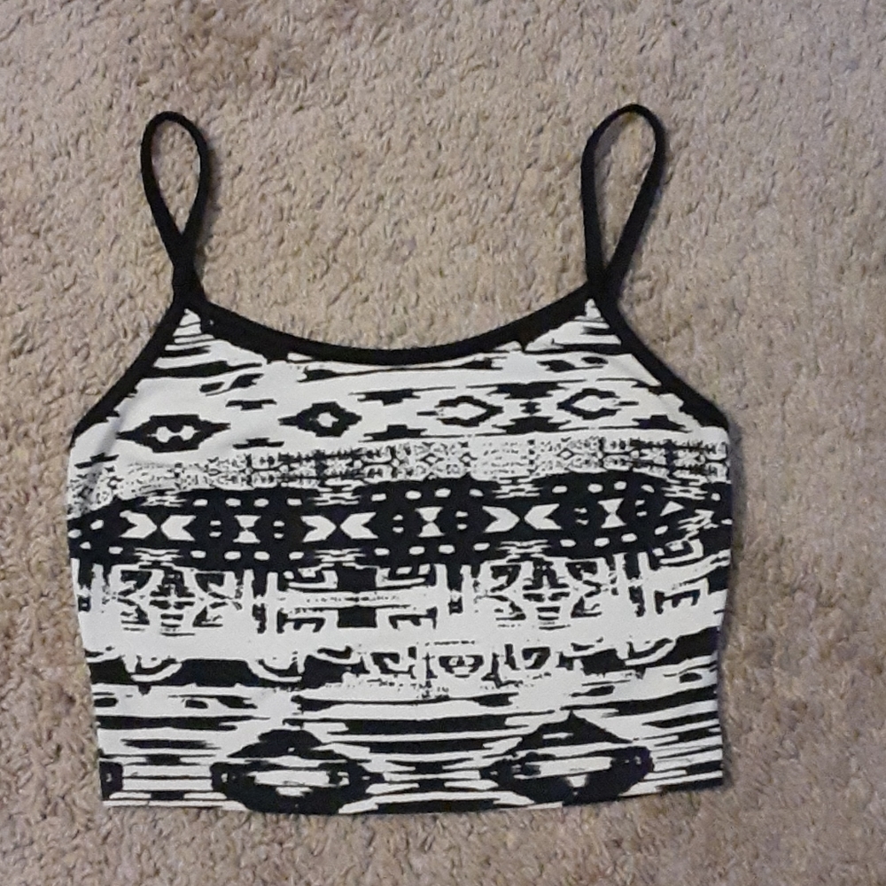 San Souci tribal crop top